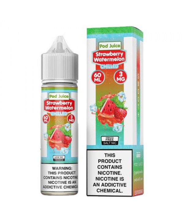 Pod Juice Strawberry Watermelon Chilled 60ml Vape Juice