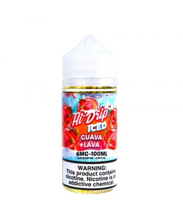 Hi-Drip Iced 100ml Guava Lava Vape Juice