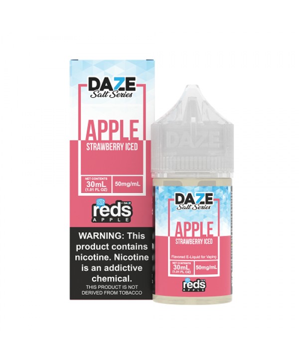 Strawberry ICED 30ml TF Nic Salt Vape Juice - Red's Apple