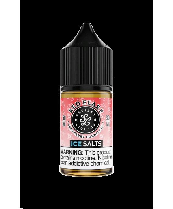 Satisfy E-Liquids Red Flake On Ice 30ml Nic Salt Vape Juice