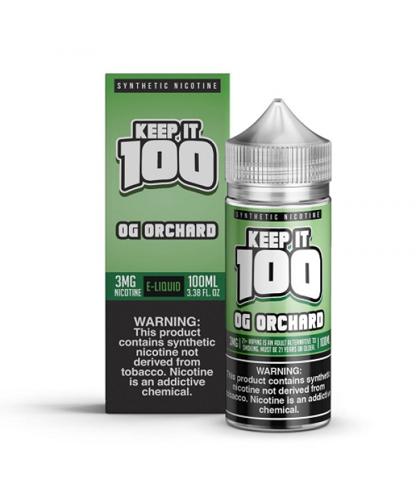 OG Orchard Synthetic Nicotine 100ml Vape Juice - Keep It 100