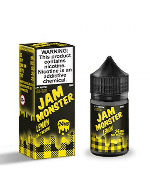 Jam Monster Salts Lemon 30ml Nic Salt Vape Juice