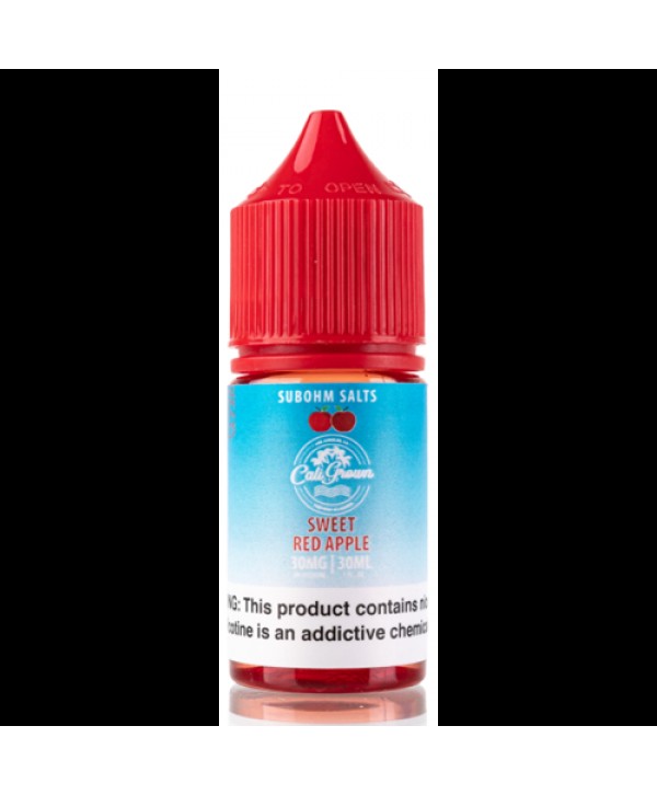 Sweet Red Apple 30ml Nic Salt Vape Juice - California Grown