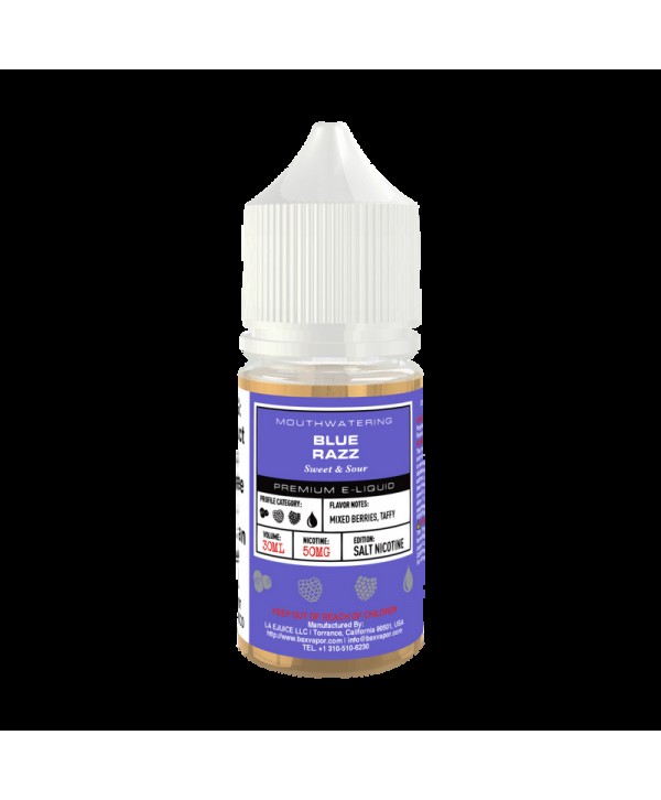 Blue Razz 60ml Vape Juice - Glas Basix