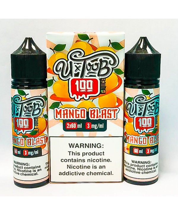 U TooB 100 Mango Blast 2x 60ml (120ml) Vape Juice