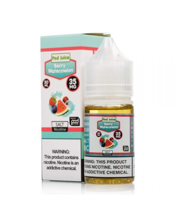 Pod Juice Berry Watermelon 30ml Nic Salt Vape Juice