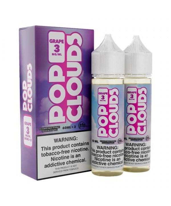 Pop Clouds Grape 2x60ml TF Vape Juice