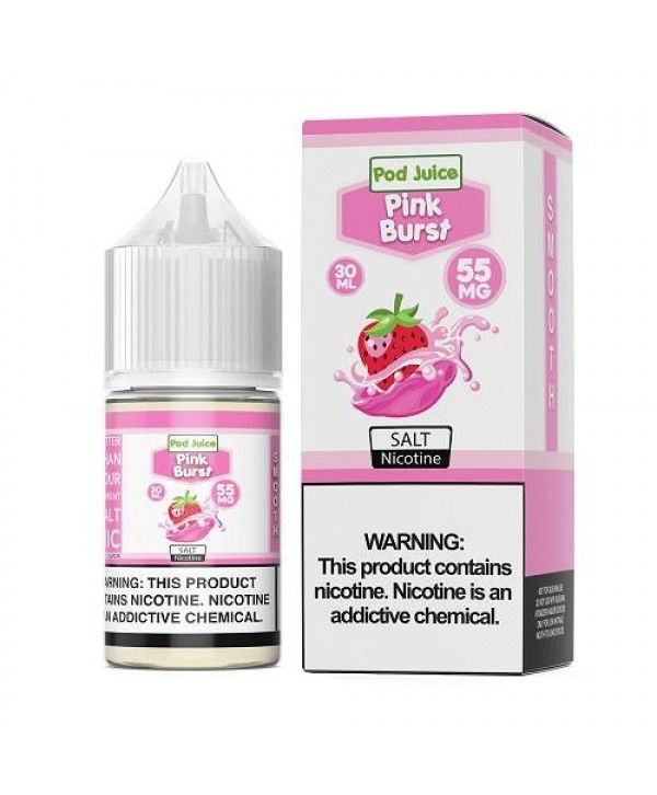 Pod Juice Pink Burst 30ml Nic Salt Vape Juice