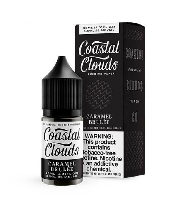 Coastal Clouds Caramel Brulee 30ml TF Nic Salt Vape Juice