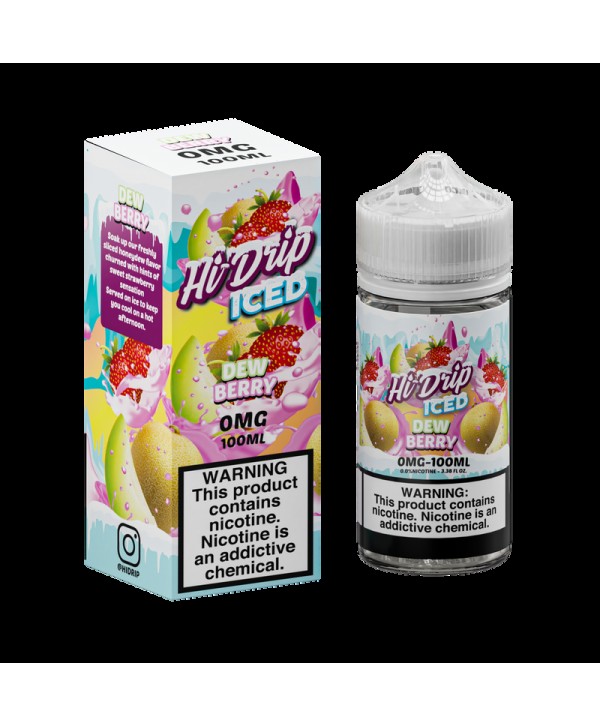 Hi-Drip Honeydew Strawberry Iced 100ml Vape Juice