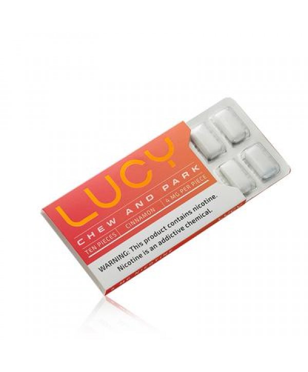 LUCY Nicotine Gum - Cinnamon Flavor (3 Pack)