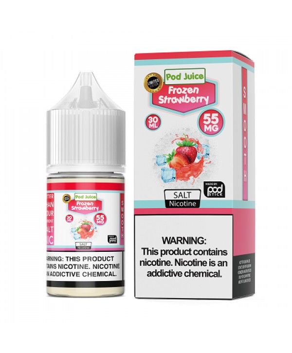 Pod Juice Frozen Strawberry 30ml Nic Salt Vape Juice