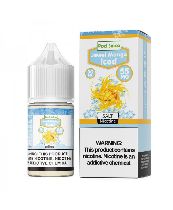 Pod Juice Jewel Mango Iced 30ml Nic Salt Vape Juice