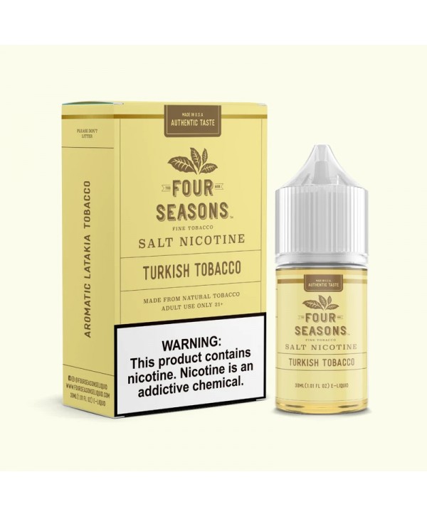 Four Seasons E-Liquids Turkish Tobacco 30ml Nic Salt Vape Juice