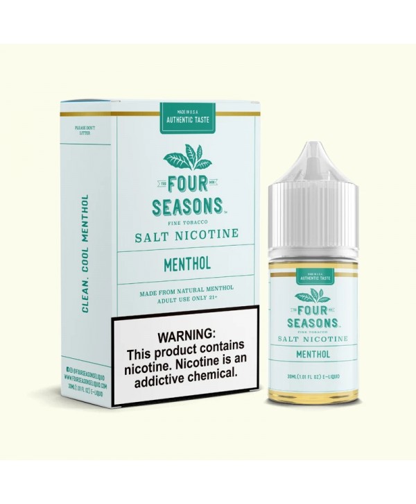 Four Seasons E-Liquids Menthol 30ml Nic Salt Vape Juice