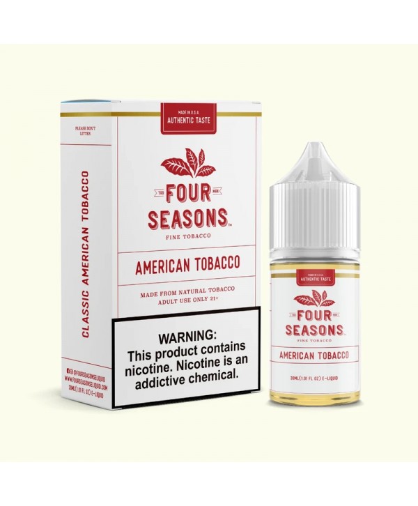 Four Seasons E-Liquids American Tobacco 30ml Vape Juice