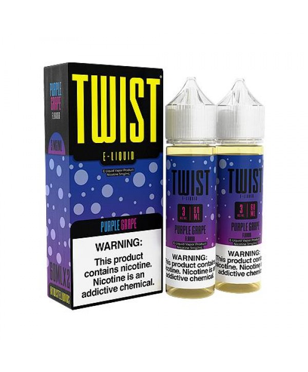 Purple Grape 2x60ml Vape Juice - TWIST