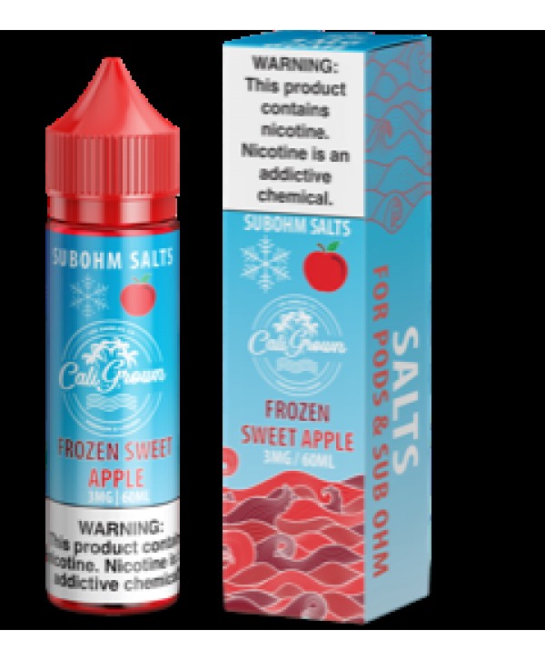 Frozen Sweet Apple 60ml Vape Juice - California Grown Sub-Ohm Salts