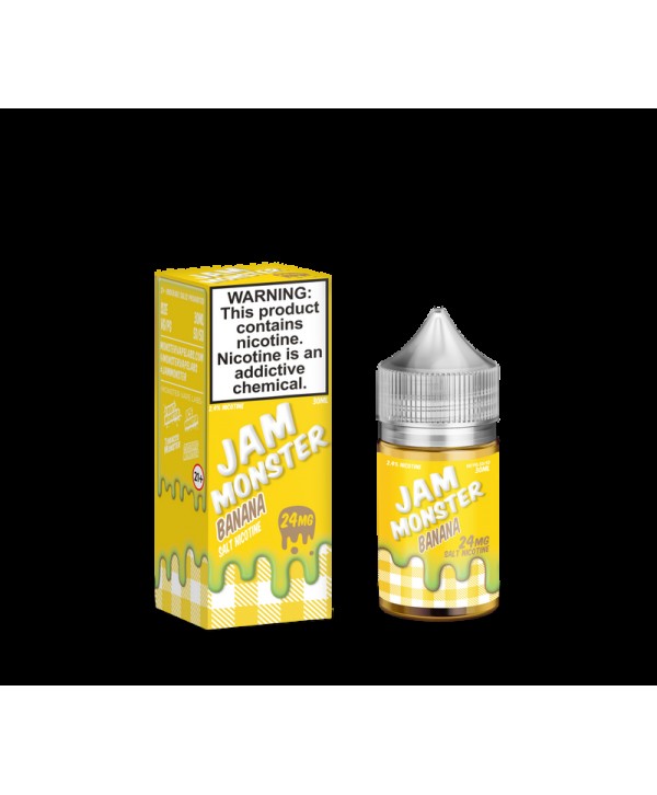 Jam Monster Salts Banana 30ml Nic Salt Vape Juice