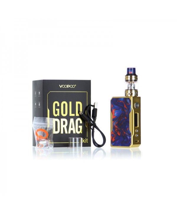 VooPoo Golden Drag 157W Kit with Uwell Valyrian Tank