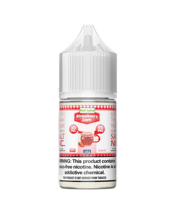 Pod Juice Strawberry Jam TF 30ml Nic Salt Vape Juice