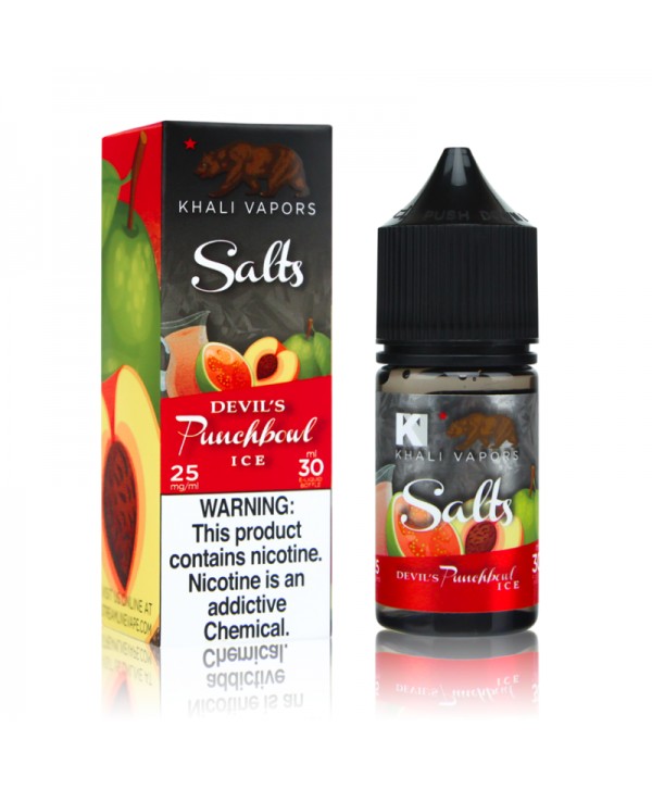 Khali Vapors Salts Devils Punchbowl ICE 30ml Nic Salt Vape Juice