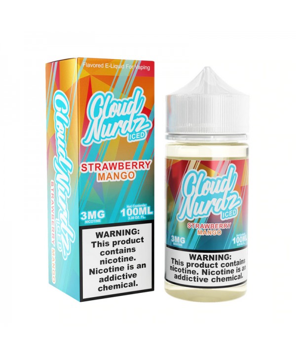 Strawberry Mango Iced 100ml TF Vape Juice - Cloud Nurdz