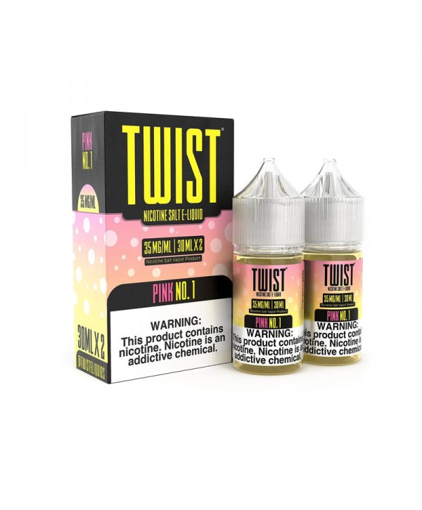 Pink No.1 2x 30ml (60ml) Nic Salt Vape Juice - Twist E-Liquids