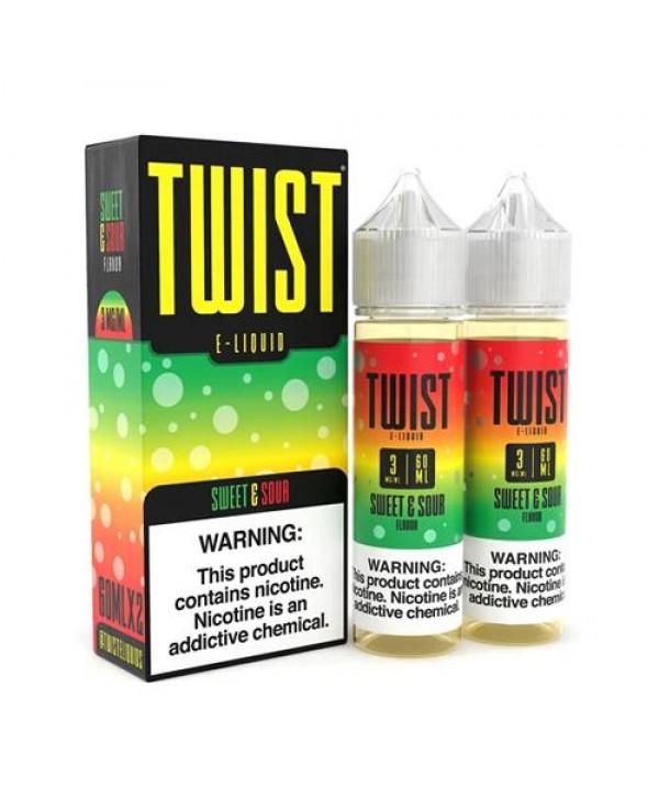 Sweet & Sour 2x60ml Vape Juice - TWIST