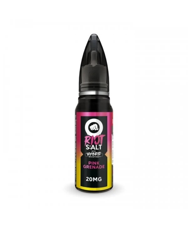 Riot Squad Pink Grenade 30ml Nic Salt Vape Juice