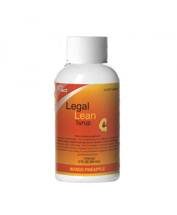 Legal Lean 2oz Syrup Bottle