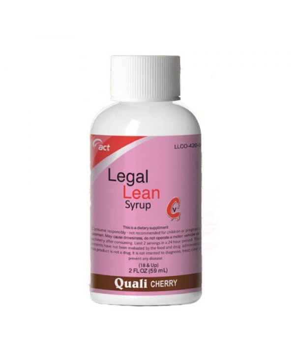 Legal Lean 2oz Syrup Bottle