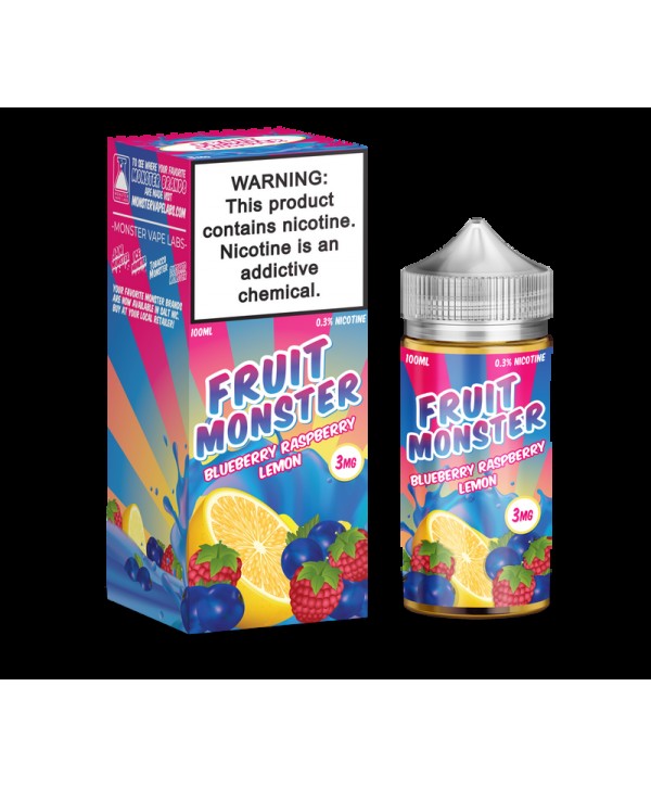 Fruit Monster Blueberry Raspberry Lemon 100ml Vape Juice