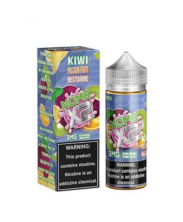 NOMS X2 Kiwi Passion Fruit Nectarine 120ml Vape Juice