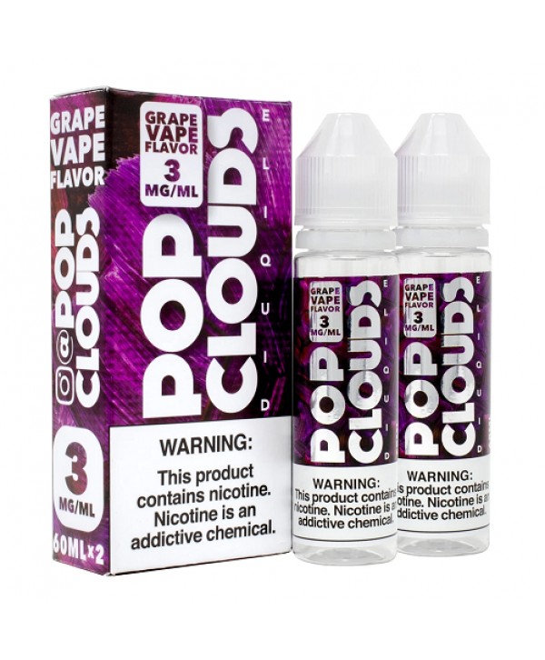 Pop Clouds Grape 2x 60ml Vape Juice