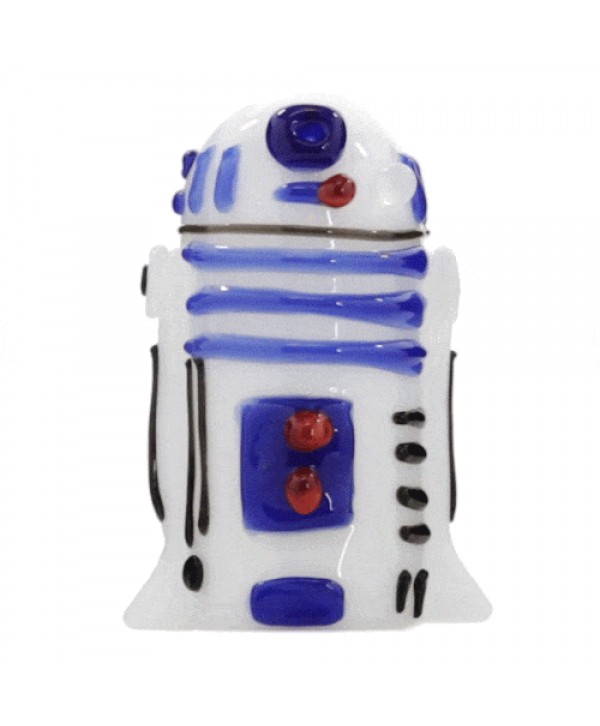 Handmade R2D2 Glass Hand Pipe