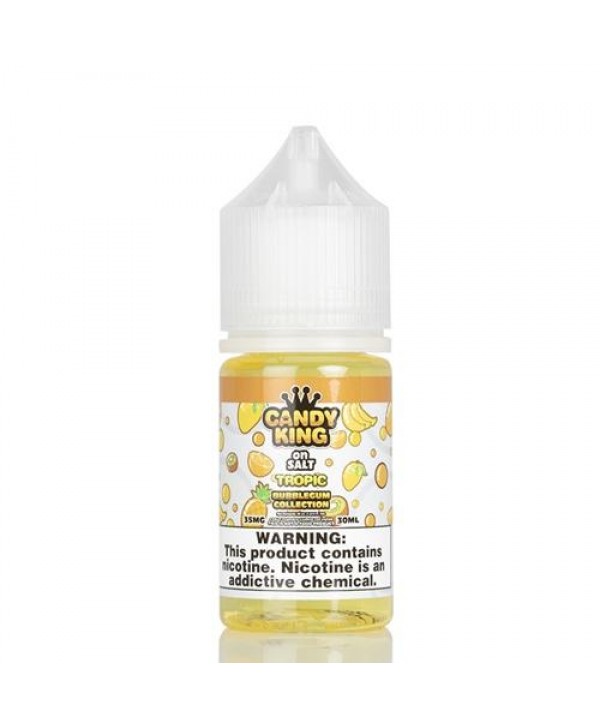 Candy King Bubblegum Salt Tropical 30ml Nic Salt Vape Juice