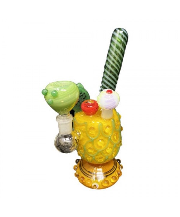 Heady Handmade Glass Pineapple Bong