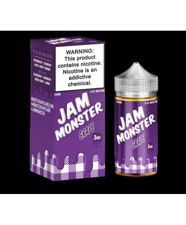 Jam Monster GRAPE Vape Juice 100ml