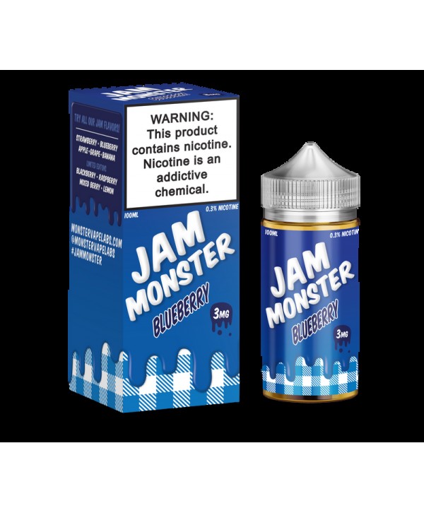 Jam Monster BLUEBERRY Vape Juice 100ml