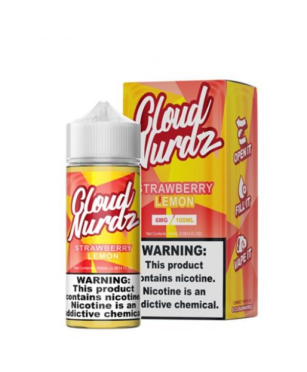 Cloud Nurdz Strawberry Lemon 100ml Vape Juice